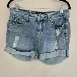 Earl Jeans Jean Shorts Women's Denim  Distressed Size 4